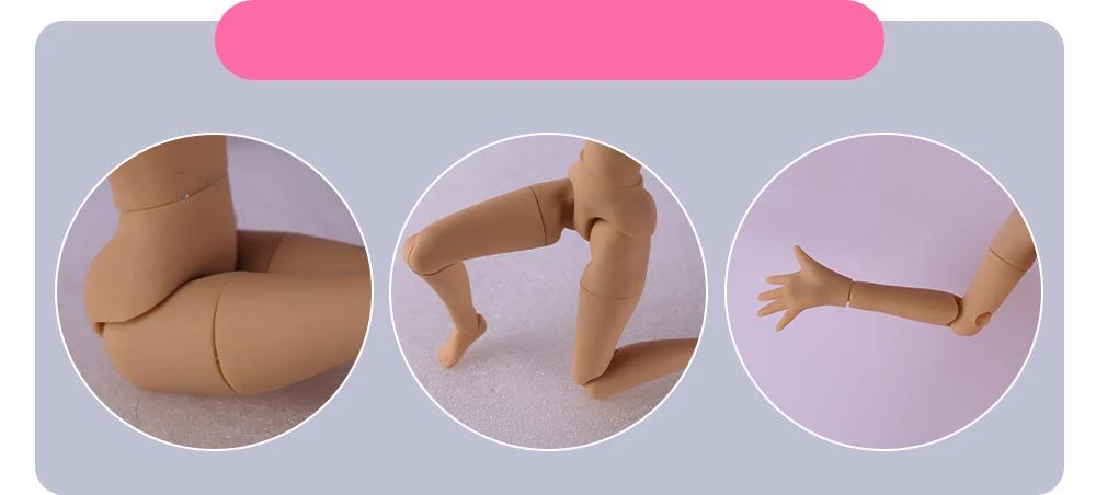 Anjelica – Premium Custom Neo Blythe Doll with Multi-Color Hair, Dark Skin & Matte Cute Face 3