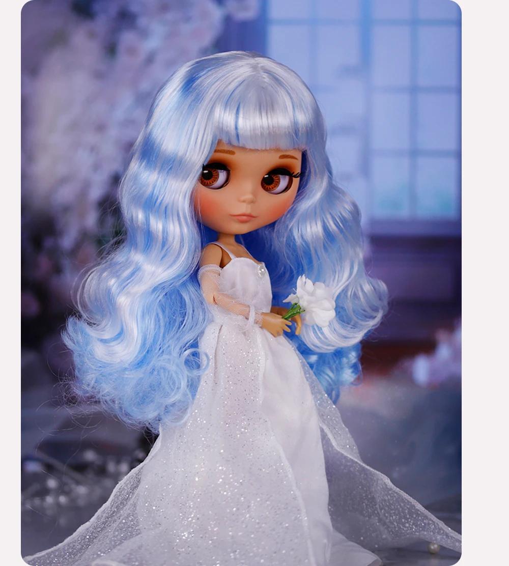 Serena – Premium Custom Neo Blythe Doll with Multi-Color Hair, Tan Skin & Matte Cute Face 2