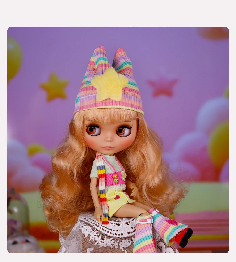 Danna – Premium Custom Neo Blythe Doll with Blonde Hair, Tan Skin & Matte Cute Face 1