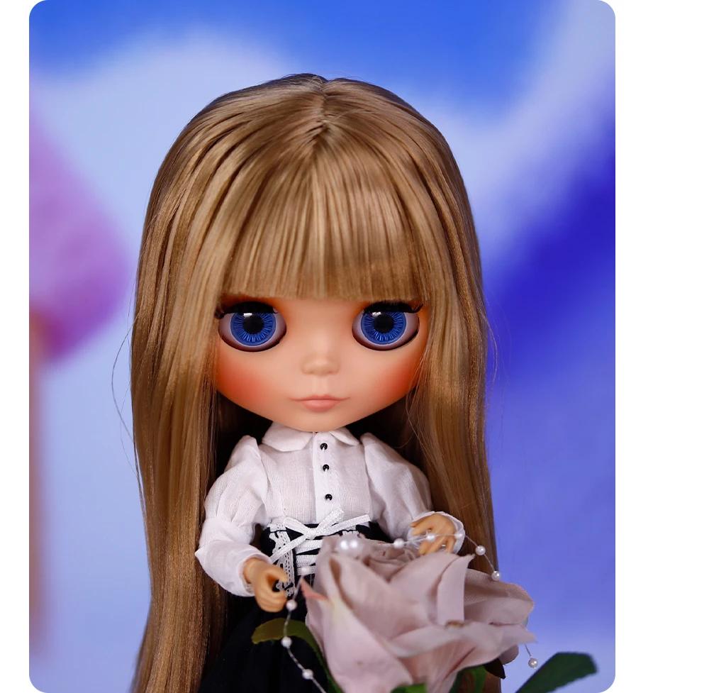 Octavia – Premium Custom Neo Blythe Doll with Blonde Hair, Tan Skin & Matte Cute Face 3 Octavia – Premium Custom Neo Blythe Doll with Blonde Hair, Tan Skin & Matte Cute Face 3