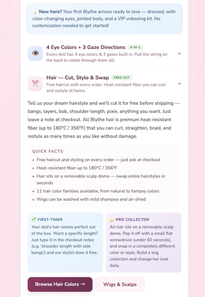 Find Your Blythe Doll Lookalike: How Find Your Doll Twin™ Works 7