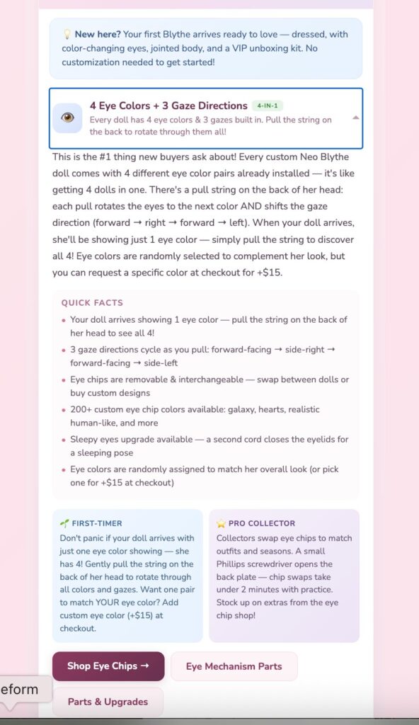 Find Your Blythe Doll Lookalike: How Find Your Doll Twin™ Works 6