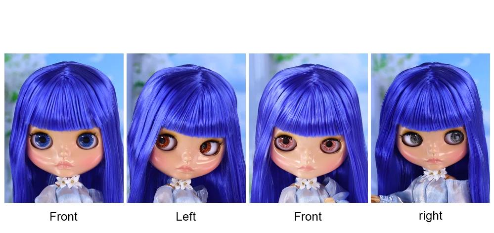 Kathleen – Premium Custom Neo Blythe Doll with Blue Hair, Tan Skin & Shiny Cute Face 1 Kathleen – Premium Custom Neo Blythe Doll with Blue Hair, Tan Skin & Shiny Cute Face 1