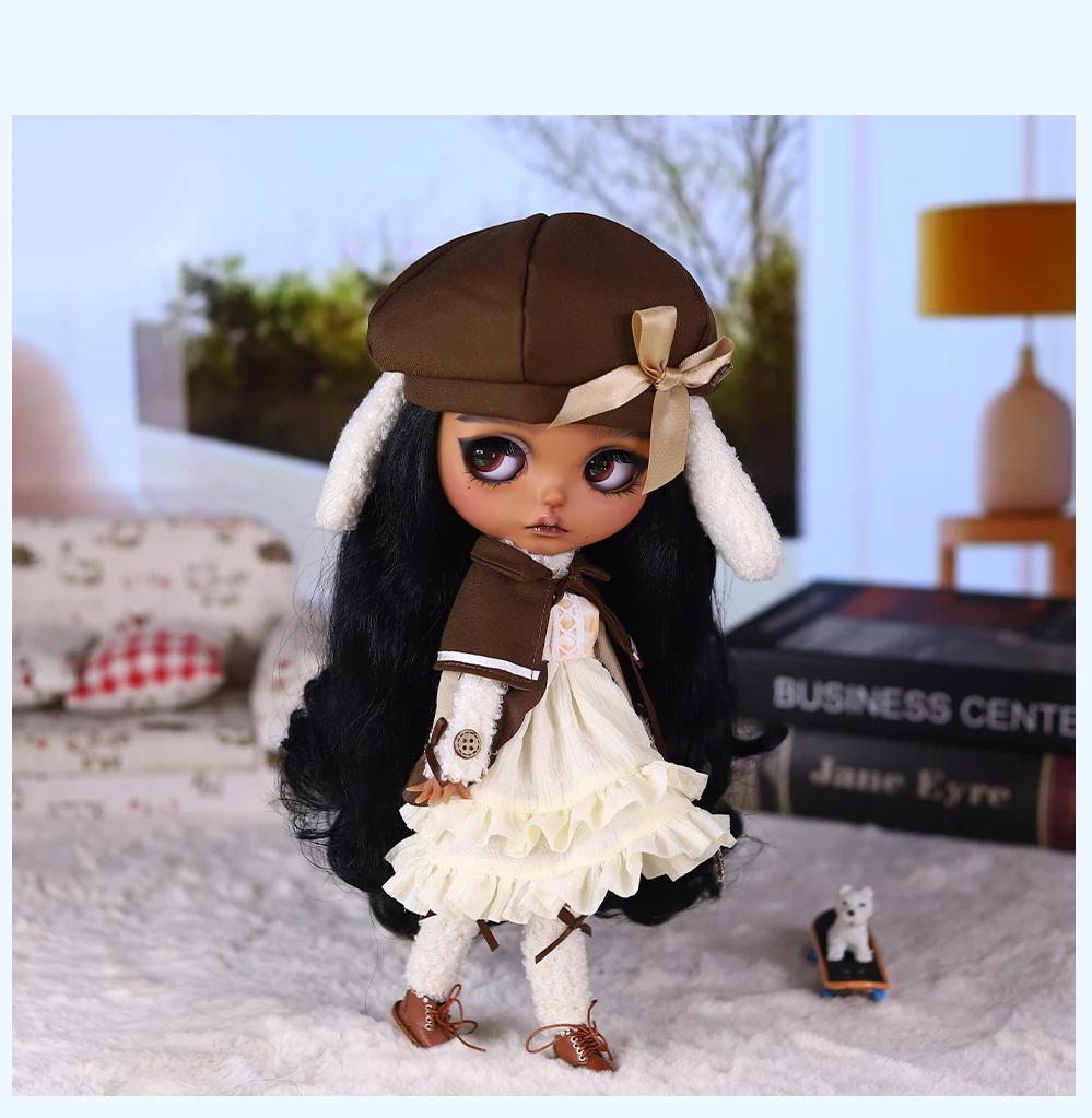Destiny – Premium Custom Neo Blythe Doll with Black Hair, Dark Skin & Matte Cute Face 4 Destiny – Premium Custom Neo Blythe Doll with Black Hair, Dark Skin & Matte Cute Face 4