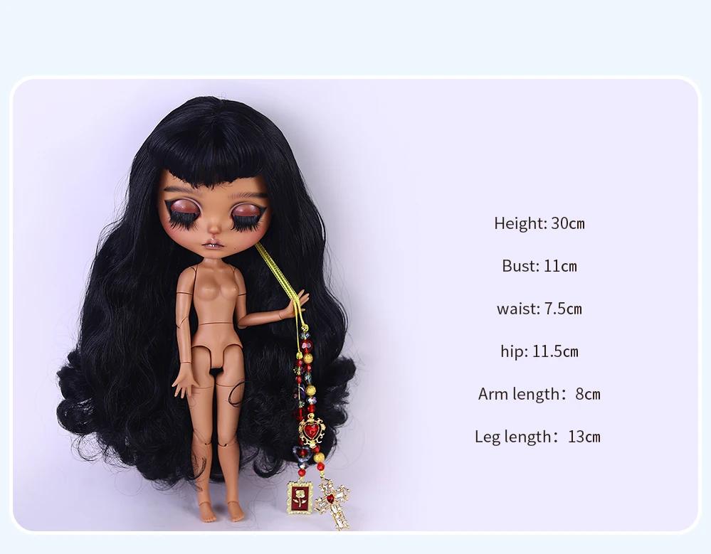 Destiny – Premium Custom Neo Blythe Doll with Black Hair, Dark Skin & Matte Cute Face 3 Destiny – Premium Custom Neo Blythe Doll with Black Hair, Dark Skin & Matte Cute Face 3