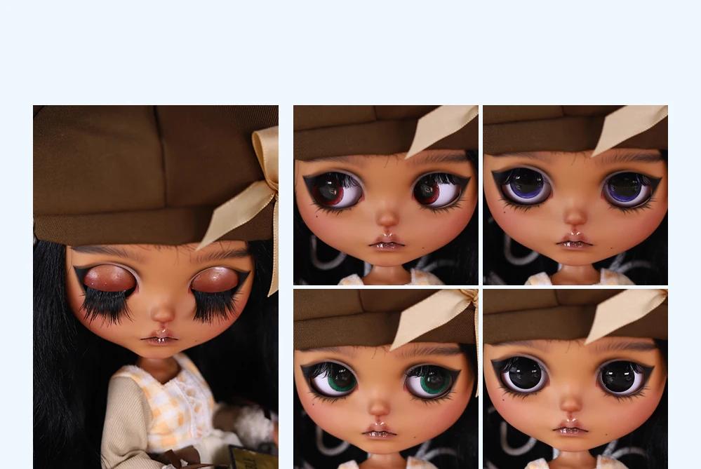 Destiny – Premium Custom Neo Blythe Doll with Black Hair, Dark Skin & Matte Cute Face 1 Destiny – Premium Custom Neo Blythe Doll with Black Hair, Dark Skin & Matte Cute Face 1