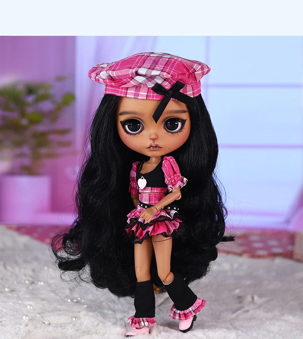 Destiny – Premium Custom Neo Blythe Doll with Black Hair, Dark Skin & Matte Cute Face 8 Destiny – Premium Custom Neo Blythe Doll with Black Hair, Dark Skin & Matte Cute Face 8