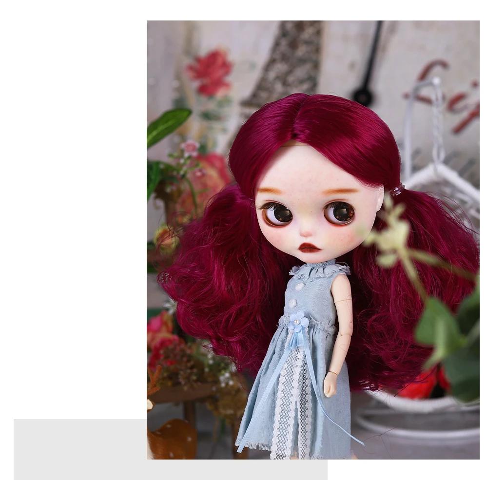 Lucia – Premium Custom Neo Blythe Doll with Purple Hair, White Skin & Matte Cute Face 6 Lucia – Premium Custom Neo Blythe Doll with Purple Hair, White Skin & Matte Cute Face 6
