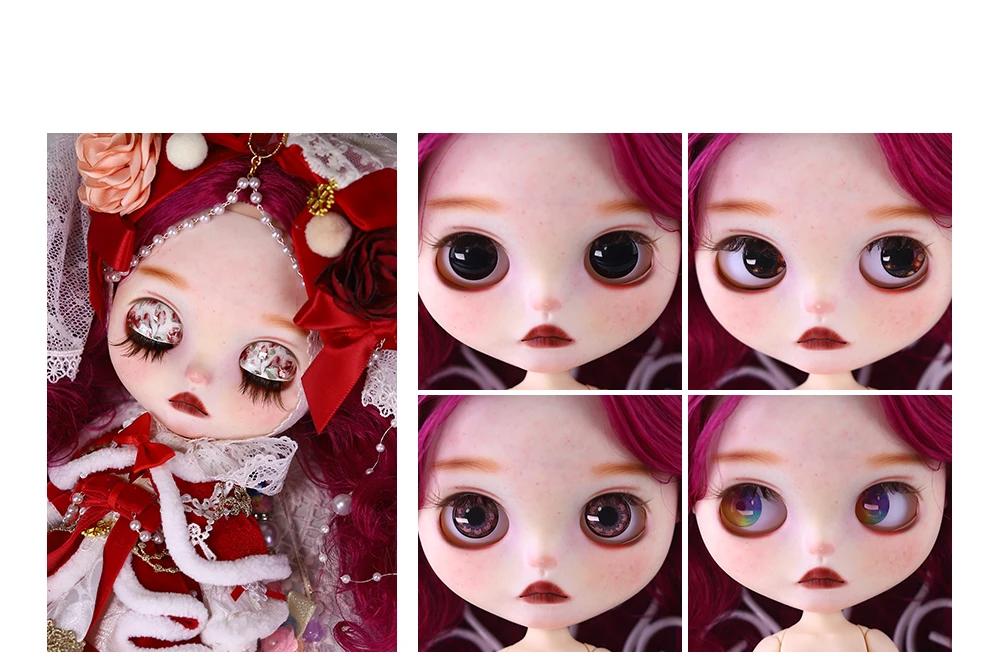 Lucia – Premium Custom Neo Blythe Doll with Purple Hair, White Skin & Matte Cute Face 1 Lucia – Premium Custom Neo Blythe Doll with Purple Hair, White Skin & Matte Cute Face 1
