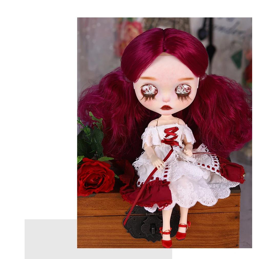 Lucia – Premium Custom Neo Blythe Doll with Purple Hair, White Skin & Matte Cute Face 15 Lucia – Premium Custom Neo Blythe Doll with Purple Hair, White Skin & Matte Cute Face 15