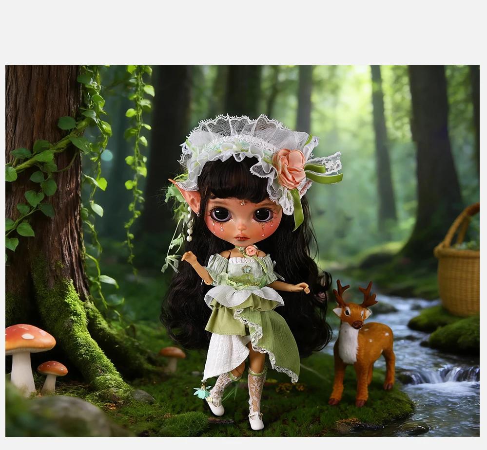 Kennedy – Premium Custom Neo Blythe Doll with Brown Hair, Tan Skin & Matte Cute Face 4 Kennedy – Premium Custom Neo Blythe Doll with Brown Hair, Tan Skin & Matte Cute Face 4