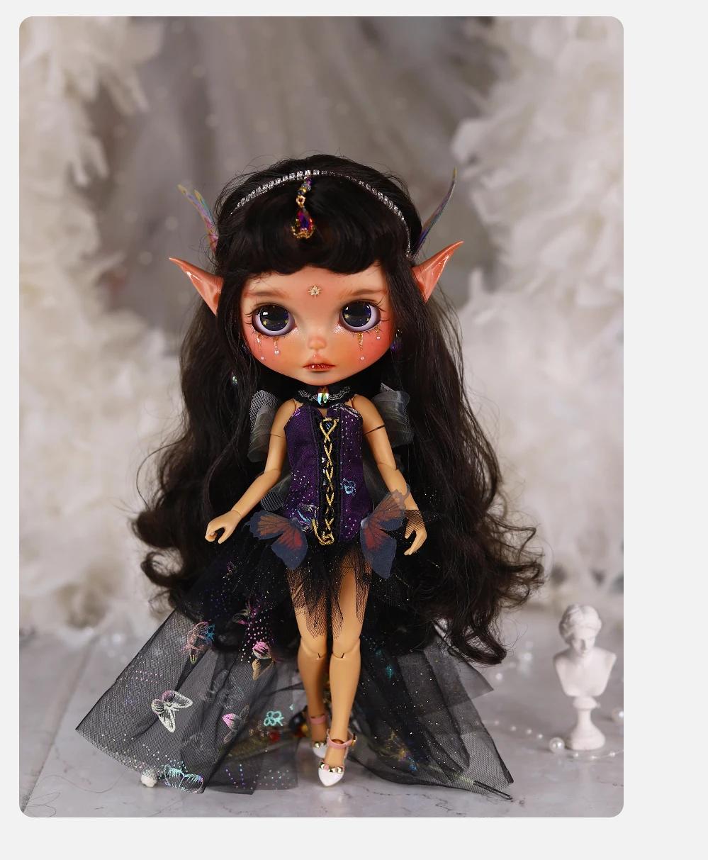 Kennedy – Premium Custom Neo Blythe Doll with Brown Hair, Tan Skin & Matte Cute Face 10 Kennedy – Premium Custom Neo Blythe Doll with Brown Hair, Tan Skin & Matte Cute Face 10