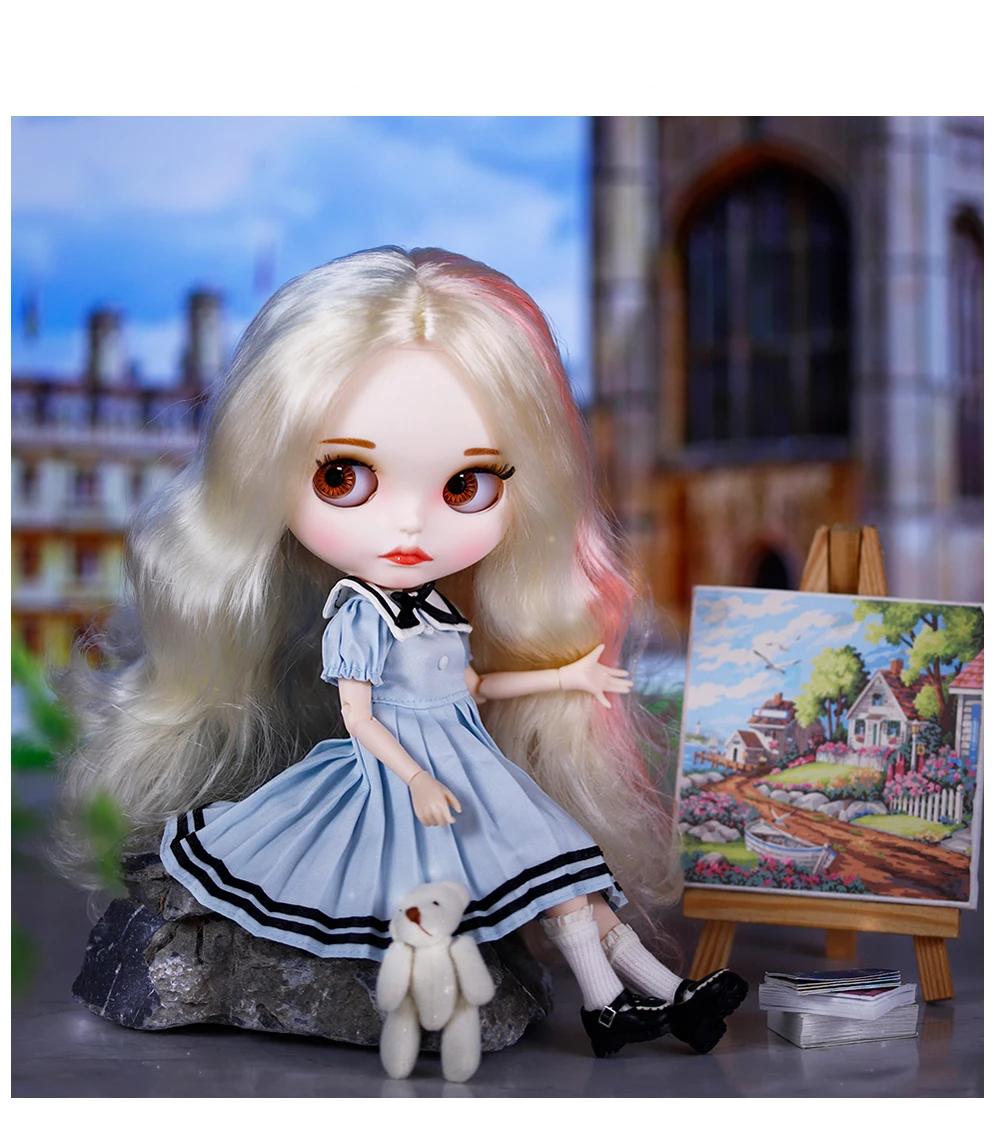 Natalie – Premium Custom Neo Blythe Doll with Multi-Color Hair, White Skin & Matte Cute Face 8 Natalie – Premium Custom Neo Blythe Doll with Multi-Color Hair, White Skin & Matte Cute Face 8