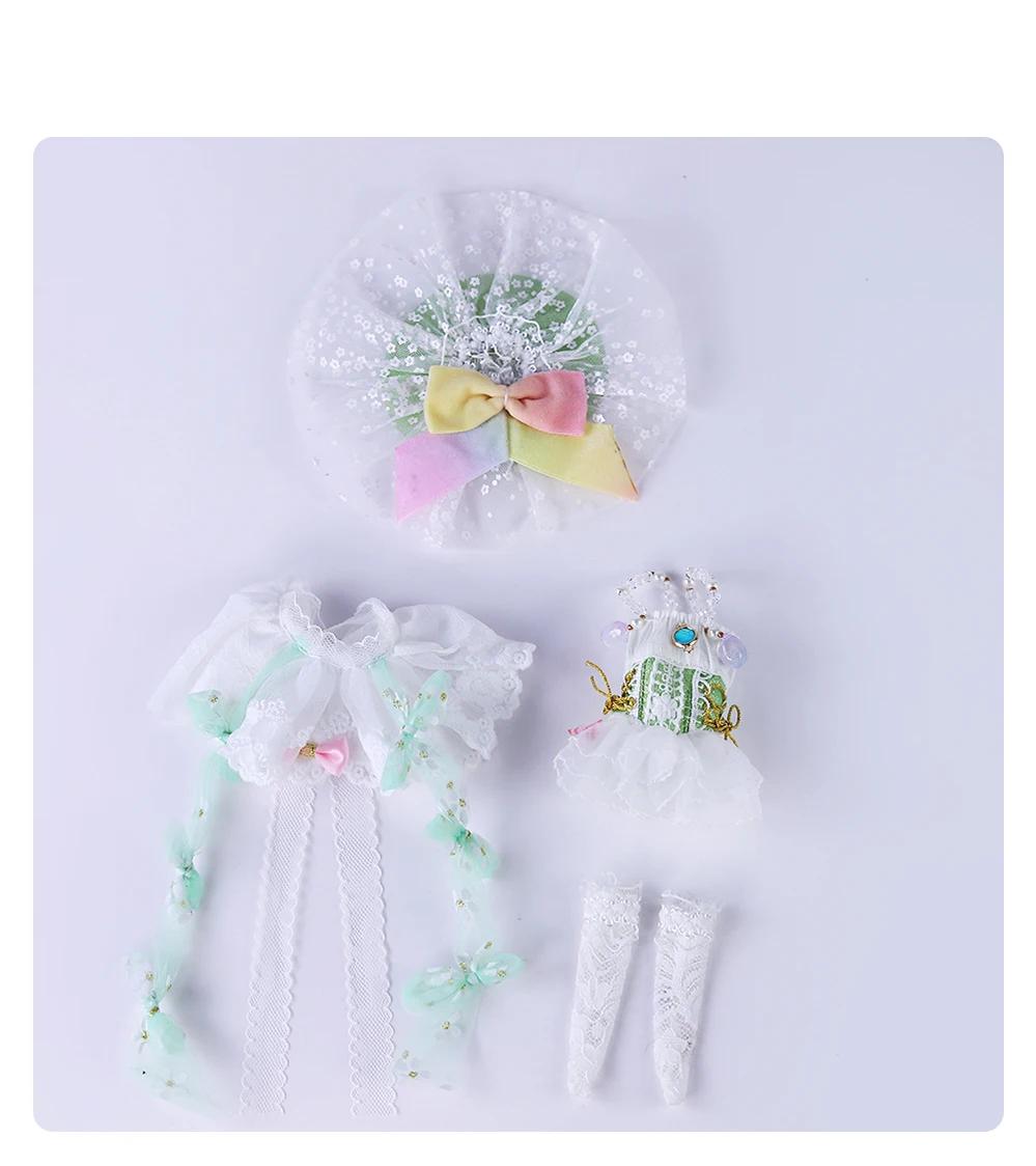 Lydia – Premium Custom Neo Blythe Doll with Green Hair, White Skin & Matte Cute Face 4 Lydia – Premium Custom Neo Blythe Doll with Green Hair, White Skin & Matte Cute Face 4