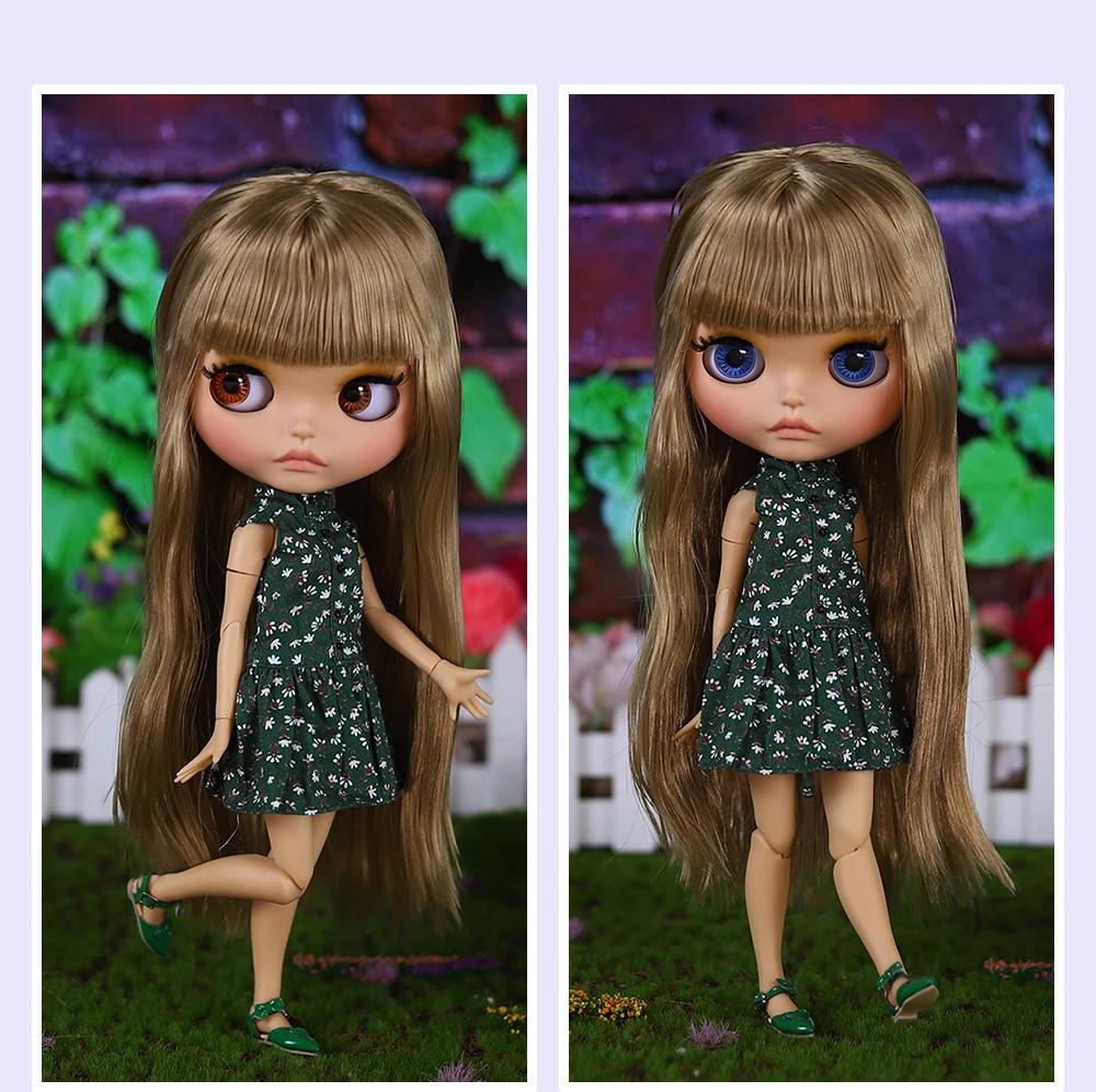 Neo Blythe Doll with Blonde Hair, Tan Skin, Matte Cute Face & Custom Jointed Body 3 Neo Blythe Doll with Blonde Hair, Tan Skin, Matte Cute Face & Custom Jointed Body 3
