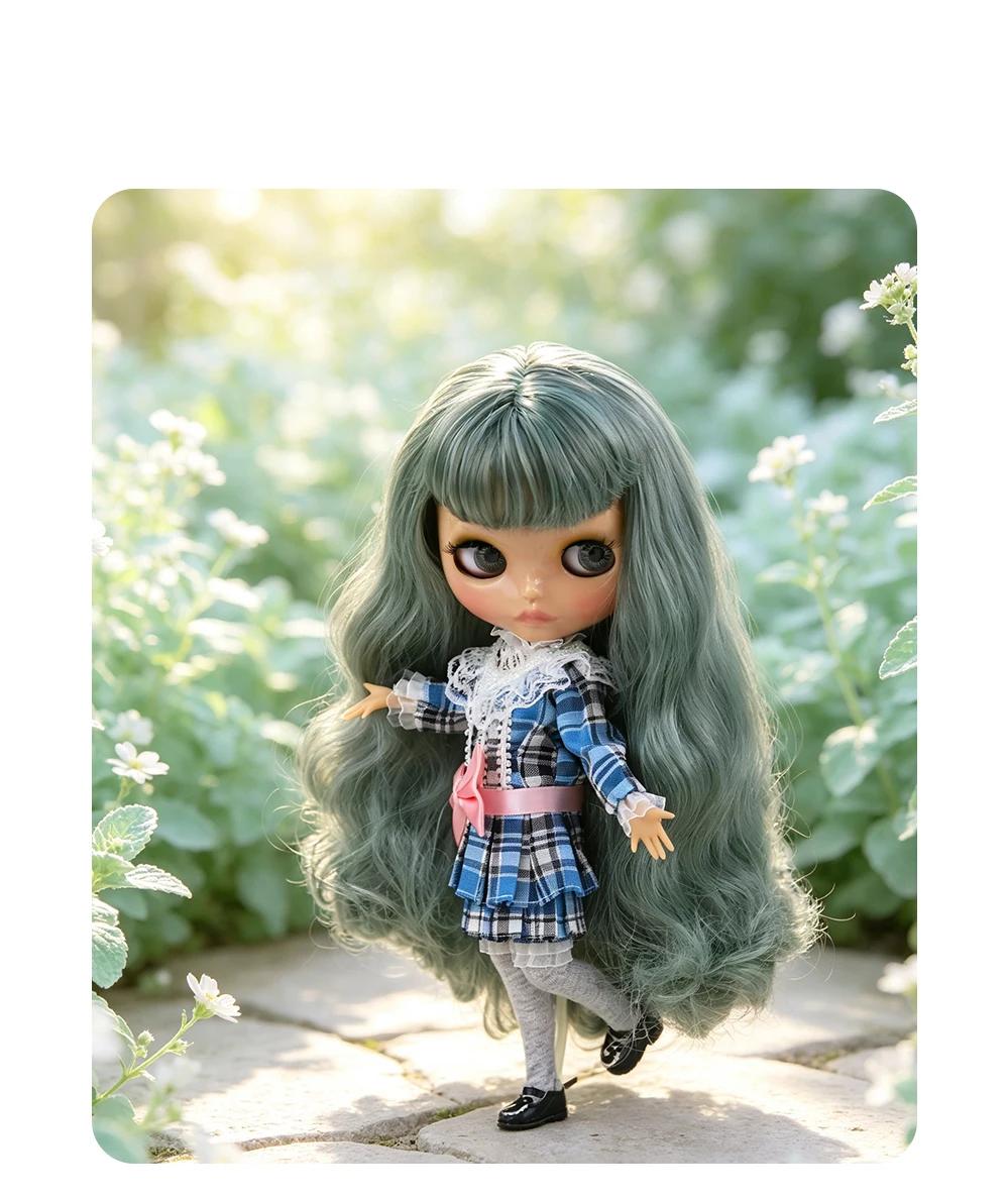 Neo Blythe Doll with Multi-Color Hair, Tan Skin, Shiny Cute Face & Custom Jointed Body 1 Neo Blythe Doll with Multi-Color Hair, Tan Skin, Shiny Cute Face & Custom Jointed Body 1