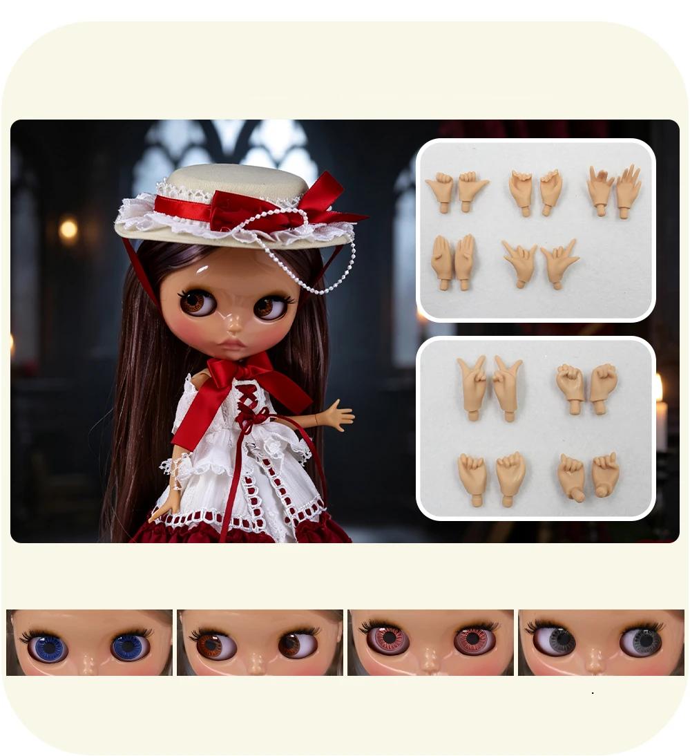 Neo Blythe Doll with Multi-Color Hair, Tan Skin, Shiny Cute Face & Custom Jointed Body 1 Neo Blythe Doll with Multi-Color Hair, Tan Skin, Shiny Cute Face & Custom Jointed Body 1