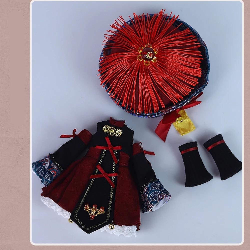 Neo Blythe Doll Traditional Jiangshi Vampire Halloween Outfit 9