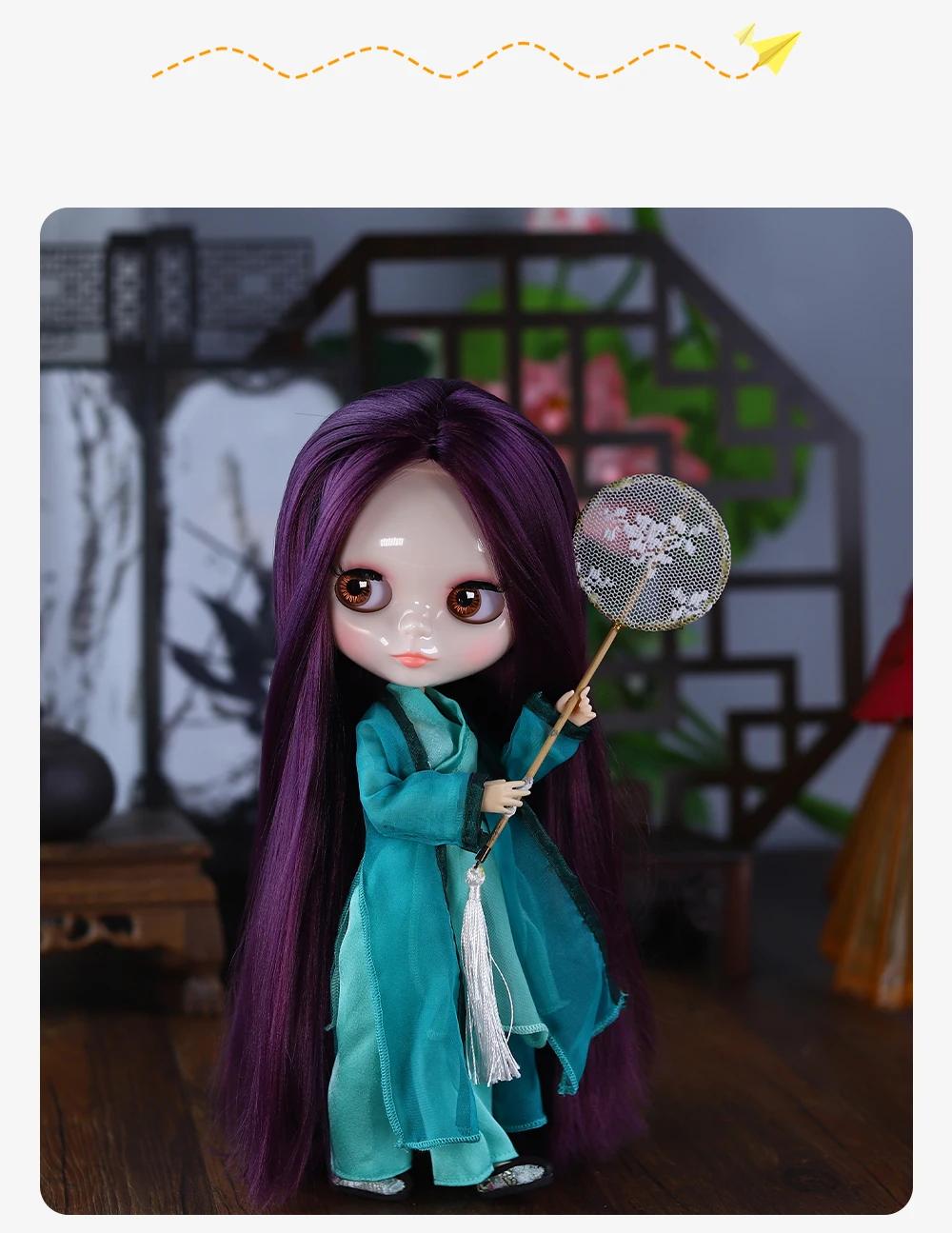 Neo Blythe Doll Traditional Flowing Hanfu Costume 1 Neo Blythe Doll Traditional Flowing Hanfu Costume 1