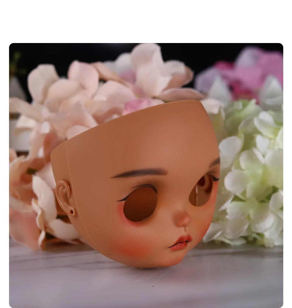 Custom Neo Blythe Doll Faceplate with Hand-Painted Makeup & Pull String 20 Custom Neo Blythe Doll Faceplate with Hand-Painted Makeup & Pull String 20