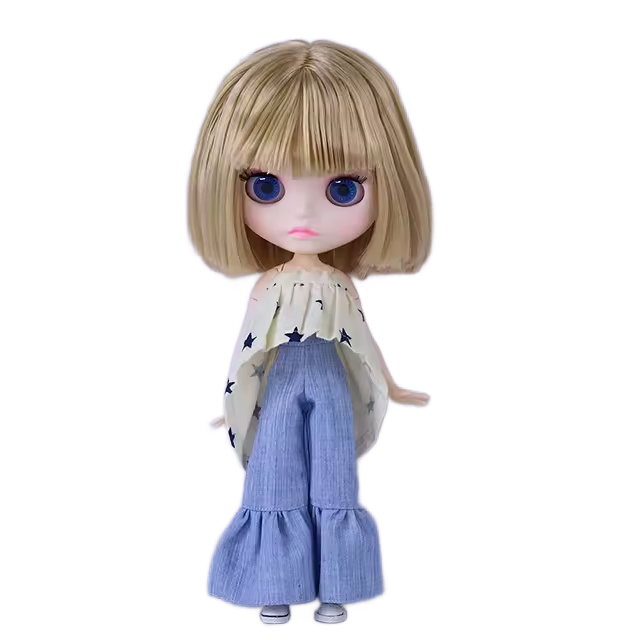 Aaliyah – Premium Custom Neo Blythe Doll with Blonde Hair, White Skin & Matte Cute Face Aaliyah – Premium Custom Neo Blythe Doll with Blonde Hair, White Skin & Matte Cute Face 1