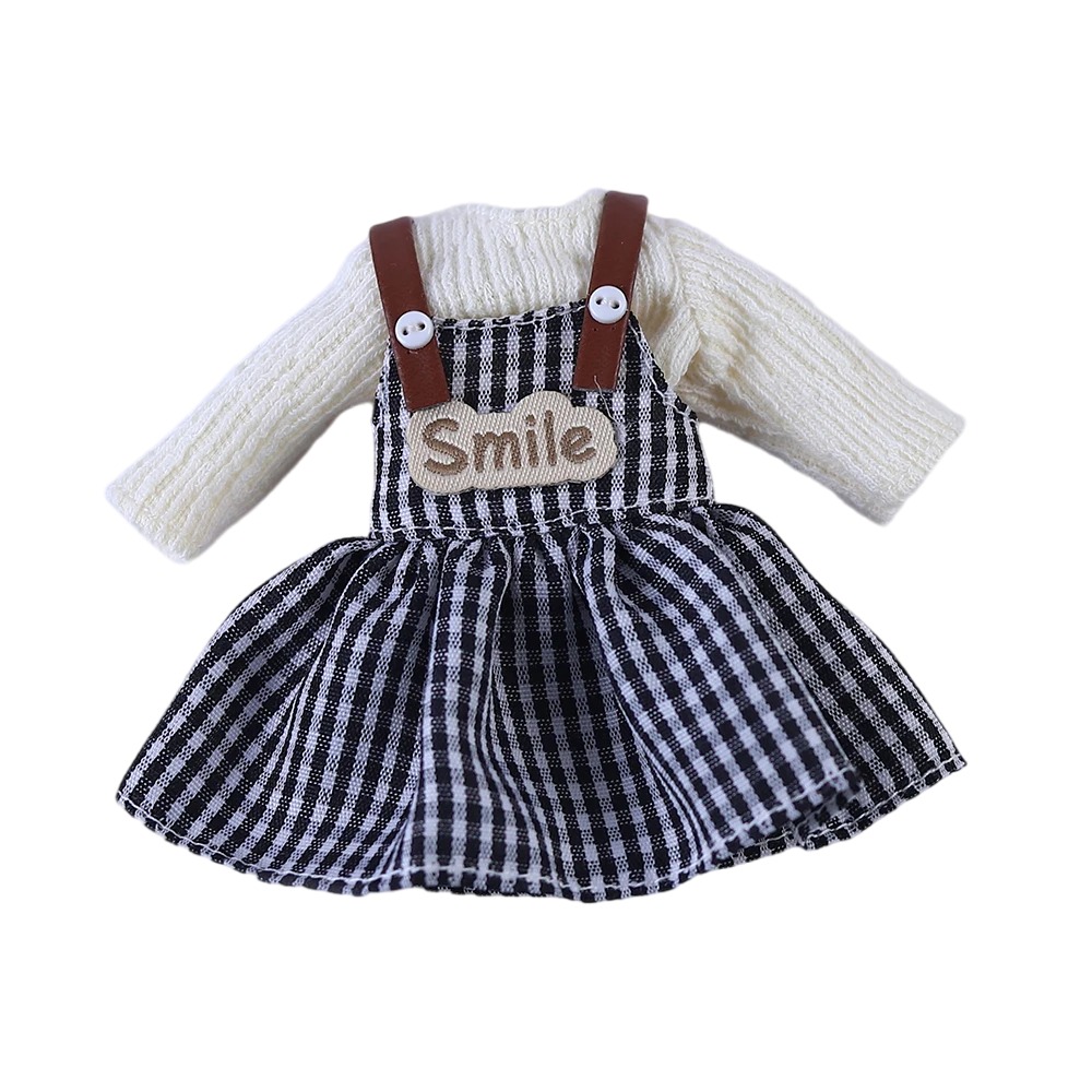 Middie Blythe Doll Gingham Smile Overall Dress