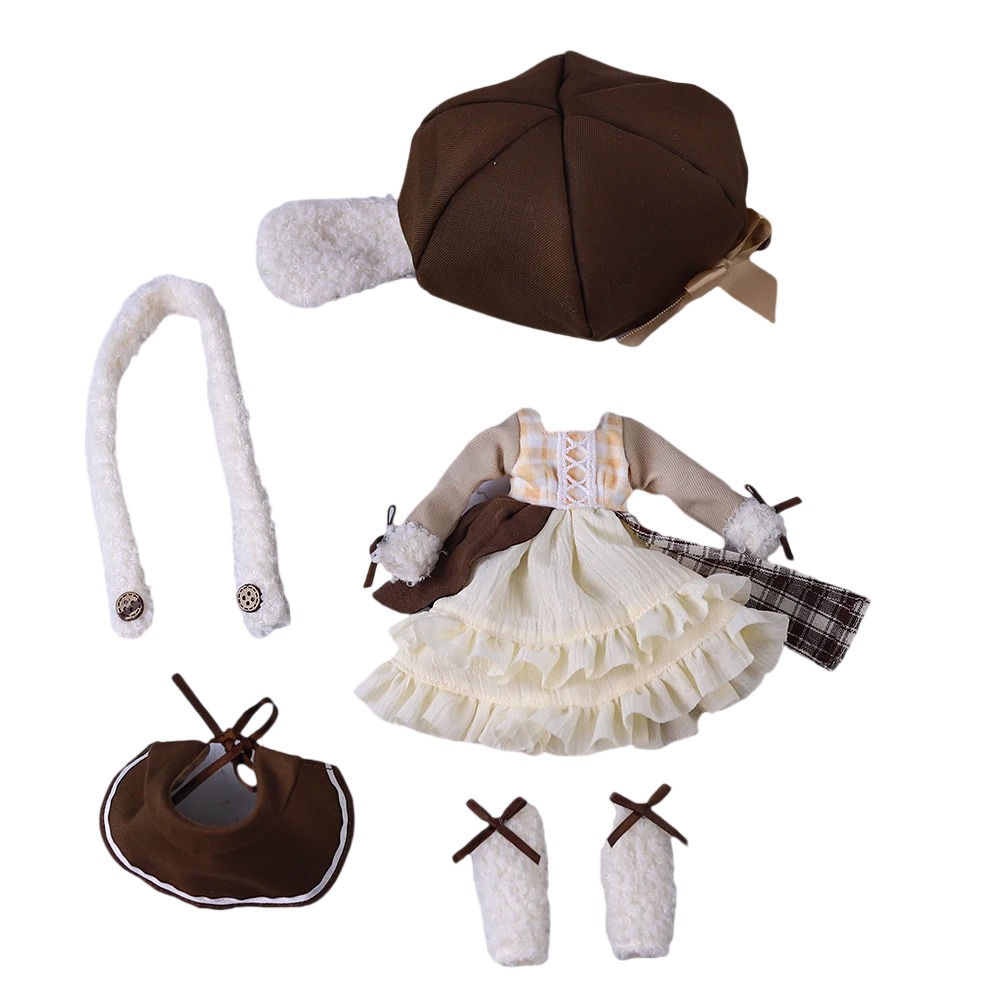 Neo Blythe Doll Cozy Autumn Bunny Costume
