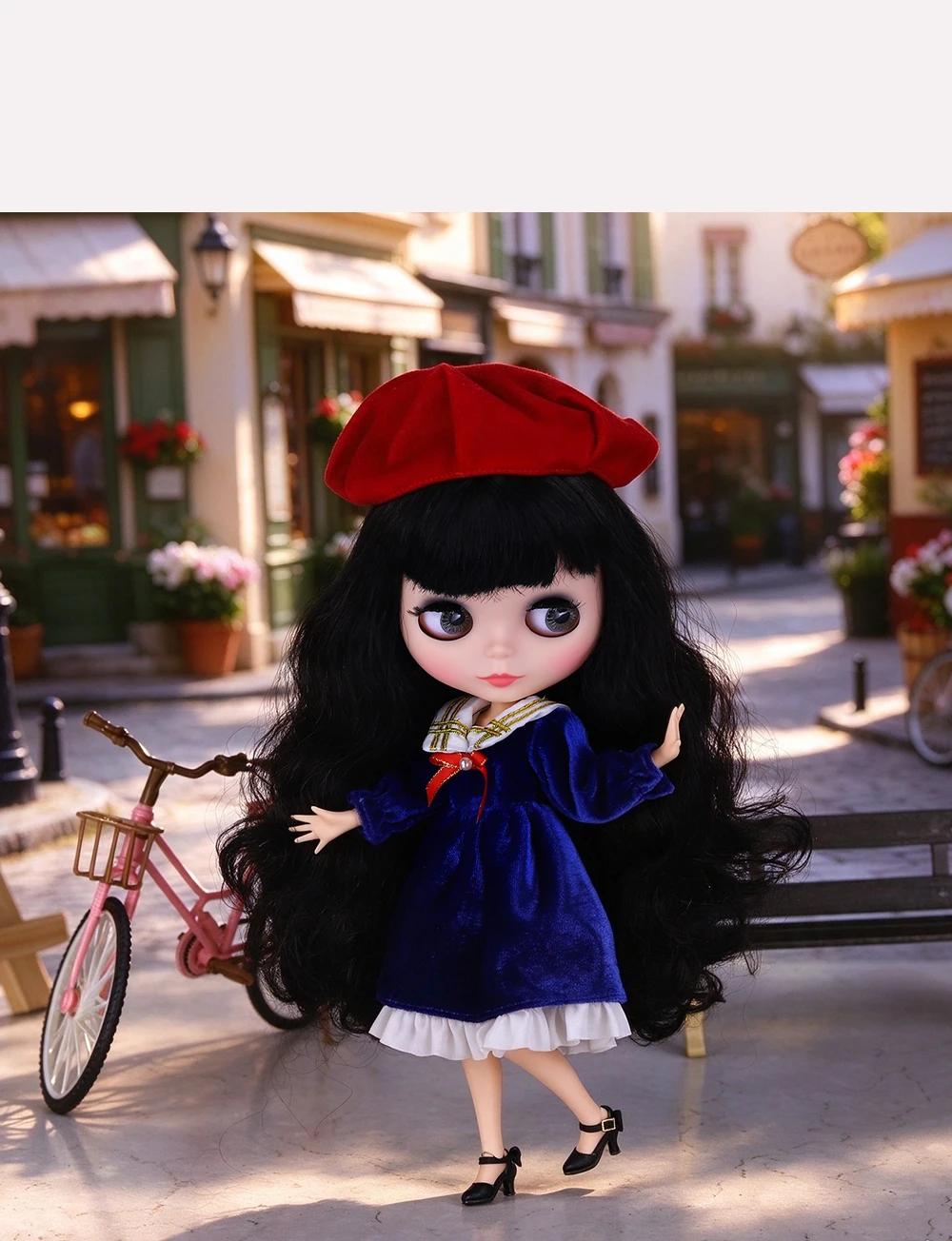 Natalya – Premium Custom Neo Blythe Doll with Black Hair, Natural Skin & Matte Cute Face 1