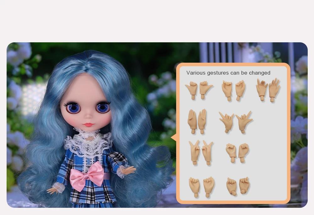 Briana – Premium Custom Neo Blythe Doll with Blue Hair, Natural Skin & Matte Cute Face 1 Briana – Premium Custom Neo Blythe Doll with Blue Hair, Natural Skin & Matte Cute Face 1