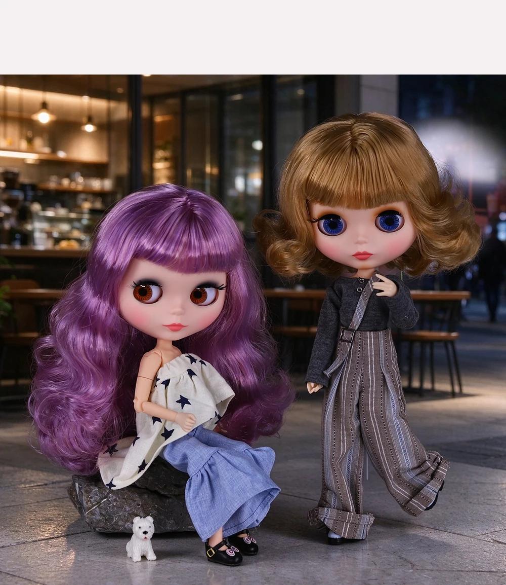 Orla – Premium Custom Neo Blythe Doll with Purple Hair, Natural Skin & Matte Cute Face 1