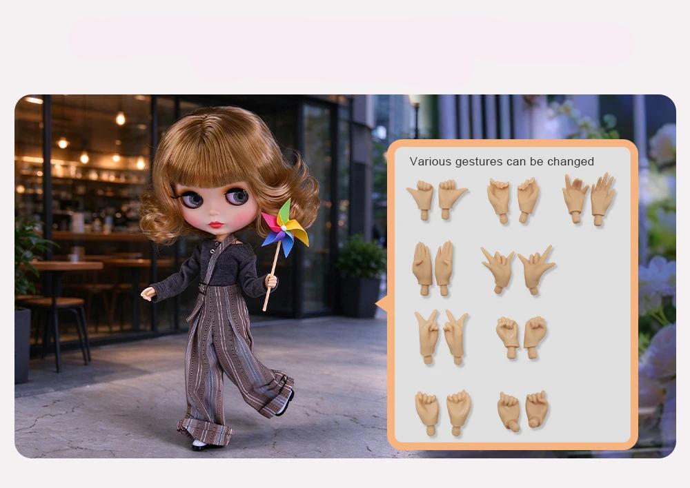 Name – Premium Custom Neo Blythe Doll with Color Hair, Natural Skin & Matte Cute Face Name – Premium Custom Neo Blythe Doll with Color Hair, Natural Skin & Matte Cute Face